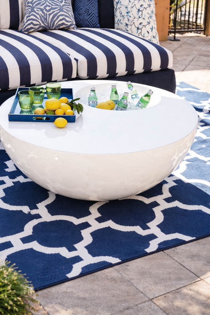 Ice T outdoor table